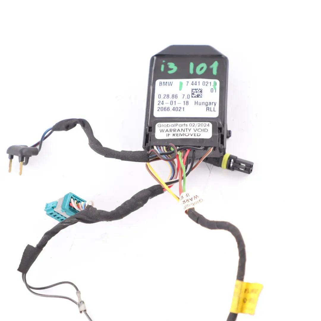 BMW i3 I01 Wing Mirror Control Unit Module Wiring Loom Cable 7441021