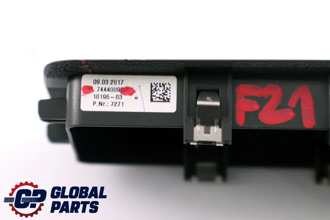 BMW F21 F23 LCI Interruptor elevalunas lado pasajero Panel embellecedor Gra