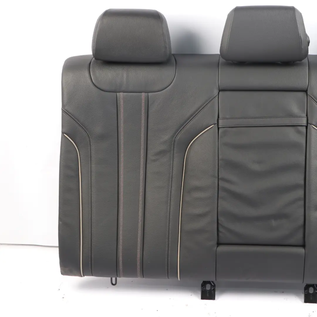 BMW G30 Rear Seat Backrest Interior Couch Back Cover Leather Dakota Black