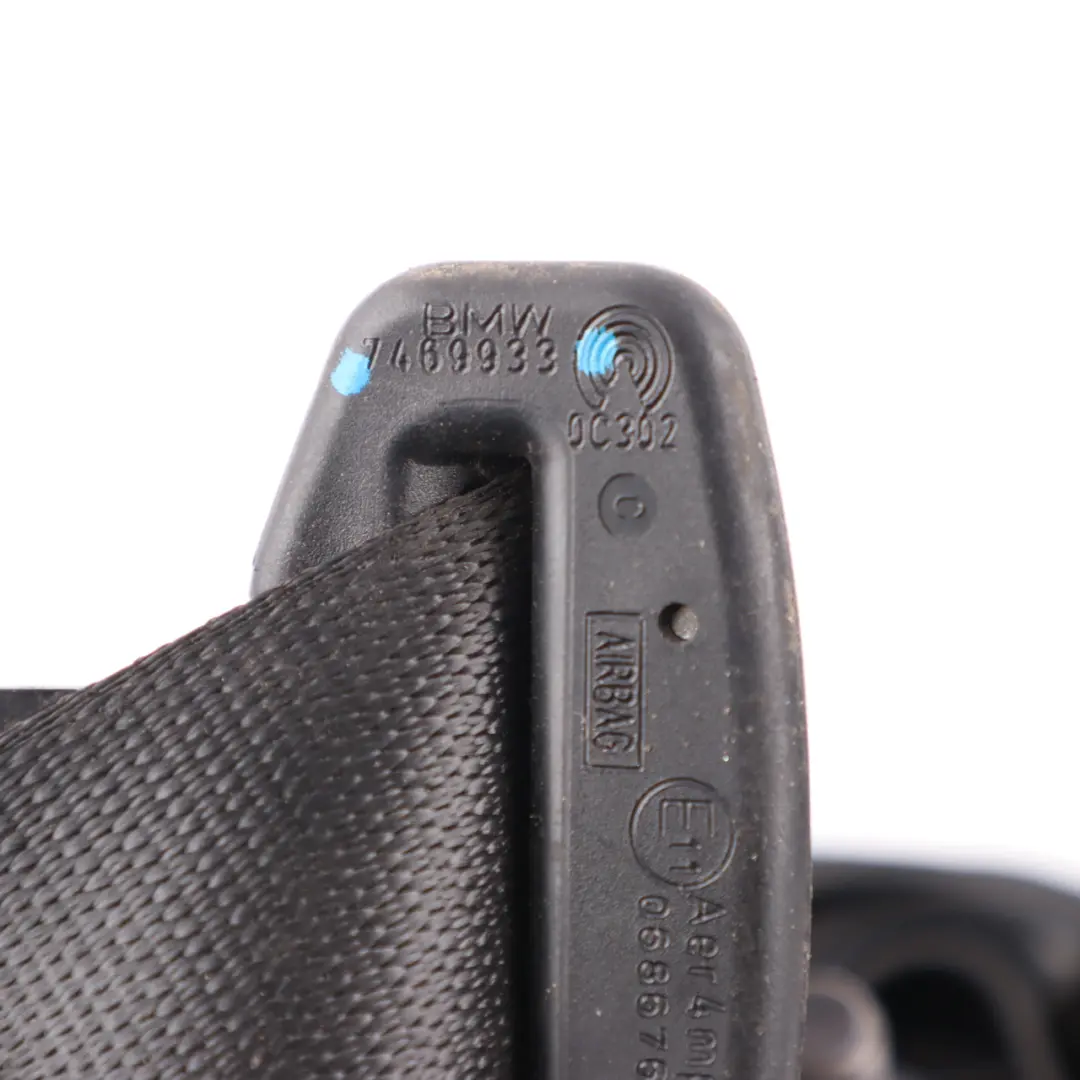 Seat Belt BMW X3 G01 X4 G02 Upper Belt Front Left N/S Black 7469933