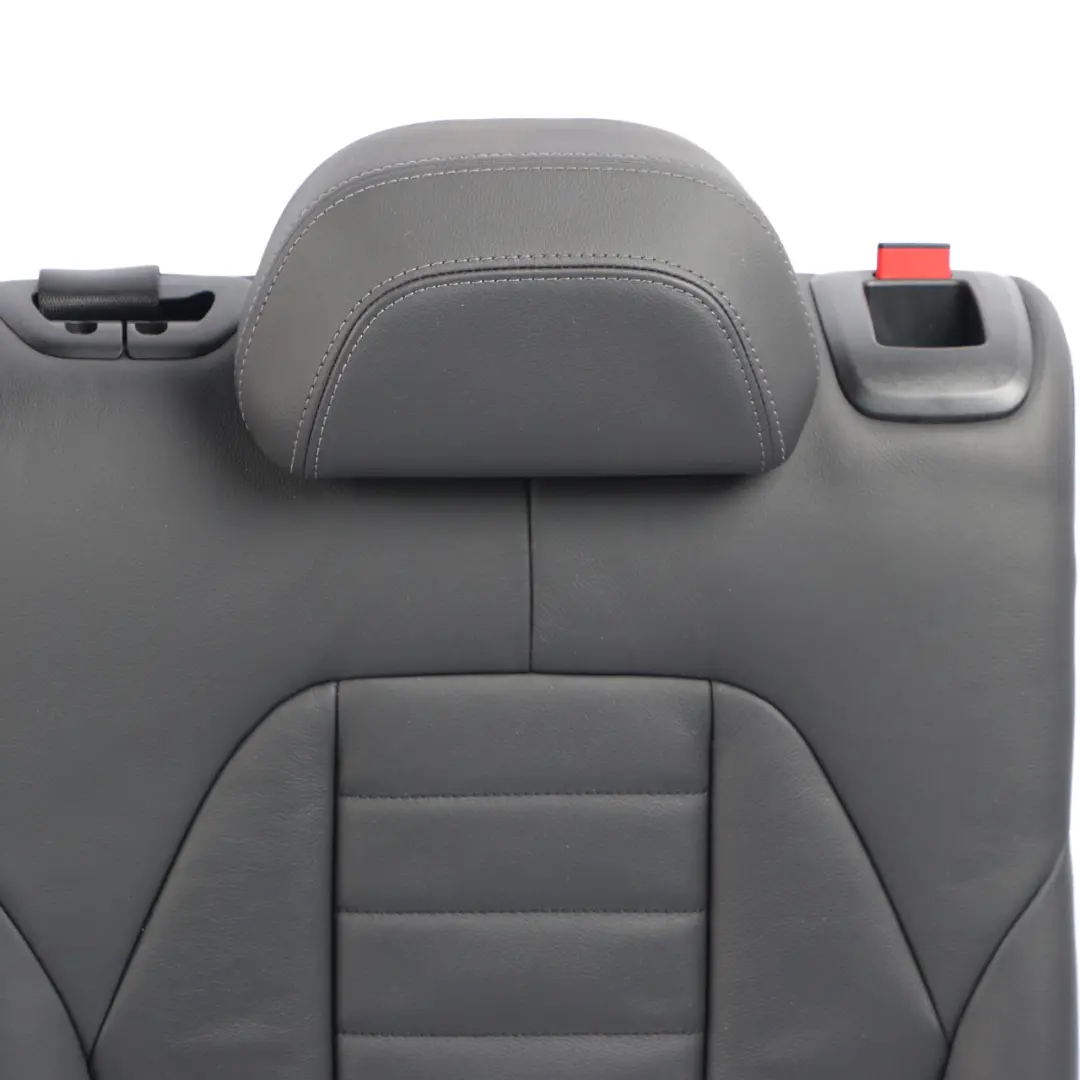 BMW G01 Rear Seat Backrest Left N/S Bench Back Cover Leather Vernasca Black