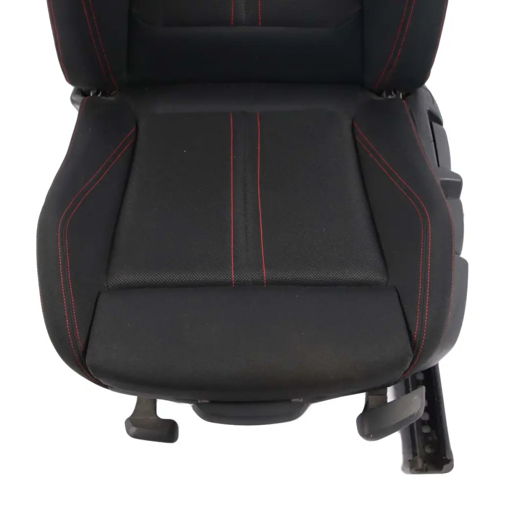 BMW F21 LCI Sport Cloth Fabric Anthracite Red Front Left N/S Seat