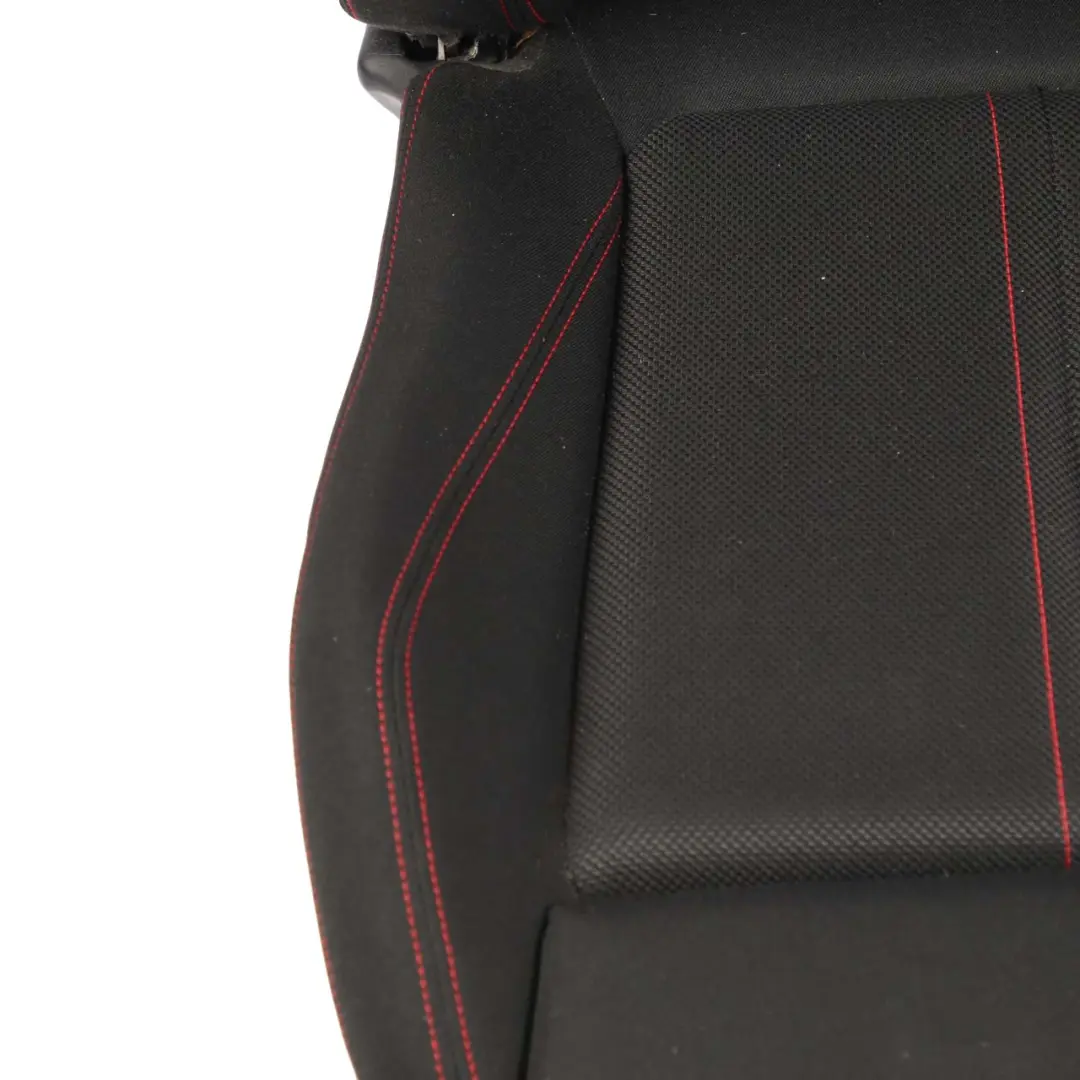 BMW F21 LCI Sport Cloth Fabric Anthracite Red Front Left N/S Seat