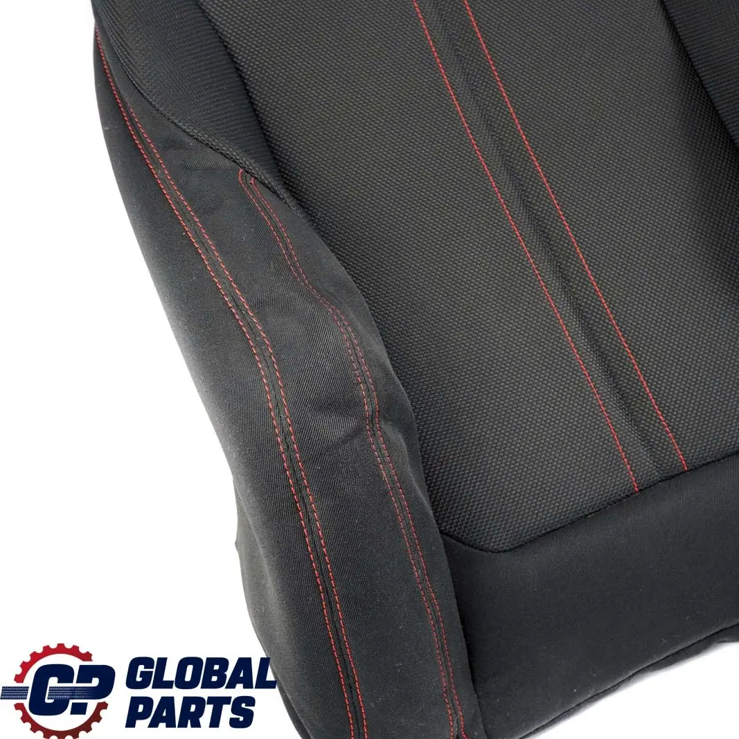 BMW F20 F30 LCI Front Right Sport Seat O/S Backrest Cover Cloth Anthracite Red