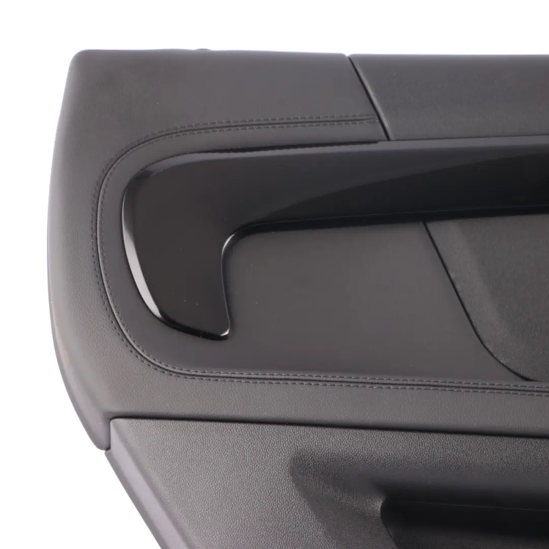 Mini F60 Door Card Cover Rear Left N/S Trim Panel Carbon Black Leather 7476635