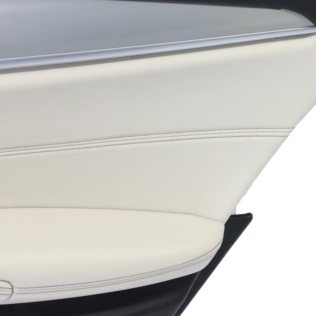 Door Card BMW G30 G31 Rear Right O/S Door Lining Trim Leather White 7477134