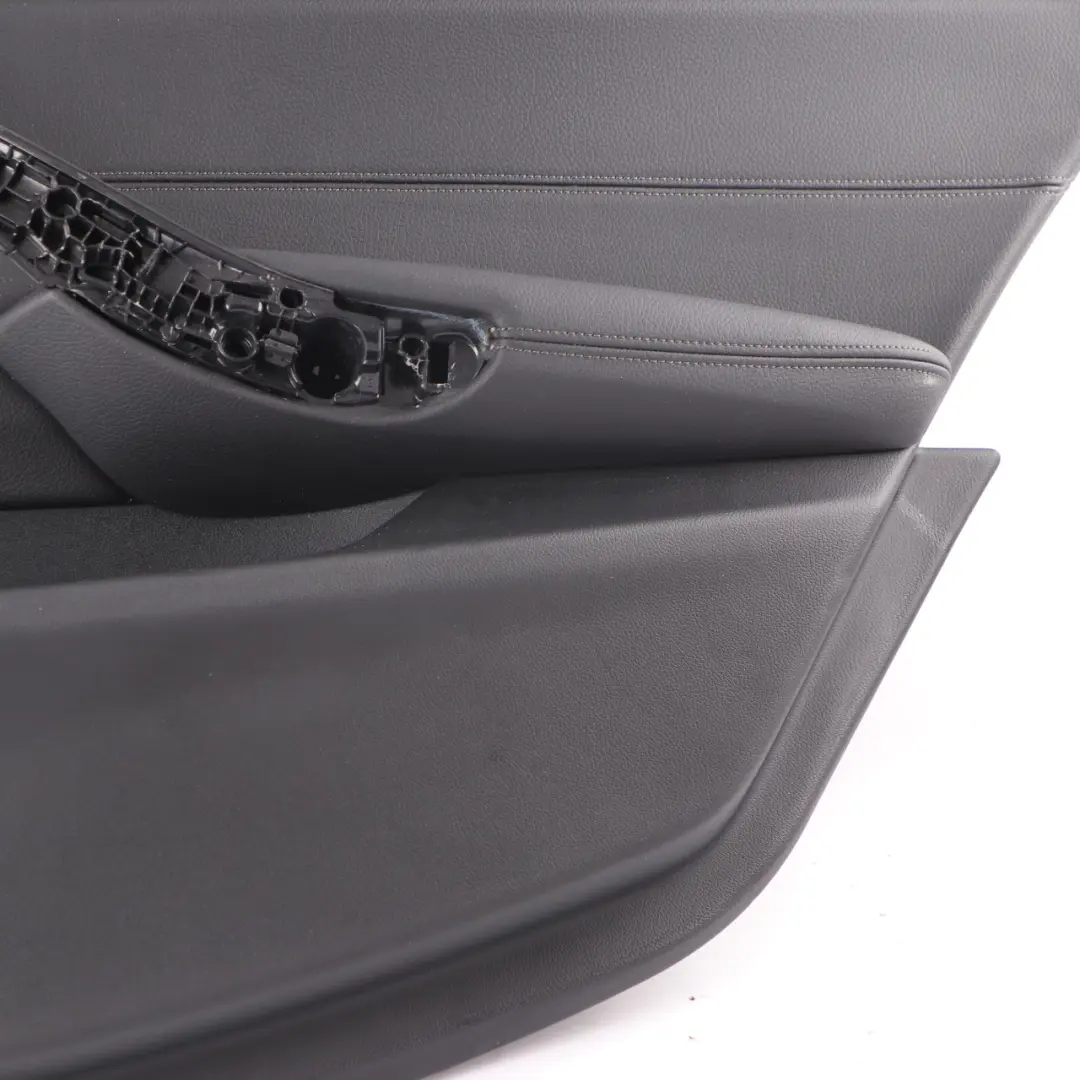 Door Card BMW G30 Rear Right O/S Door Lining Trim Leather Dakota Black