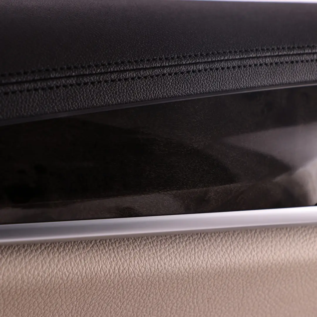Door Card BMW G30 G31 Rear Left N/S Door Lining Trim HiFi Leather White 7477233