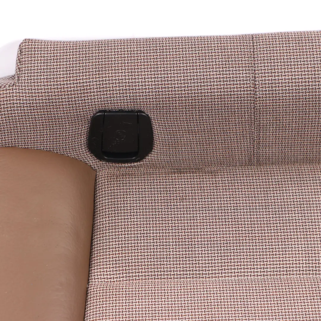 BMW i3 I01 Rear Seat Cover Bench Couch Panel Wool Cloth Leather Solaric Brown