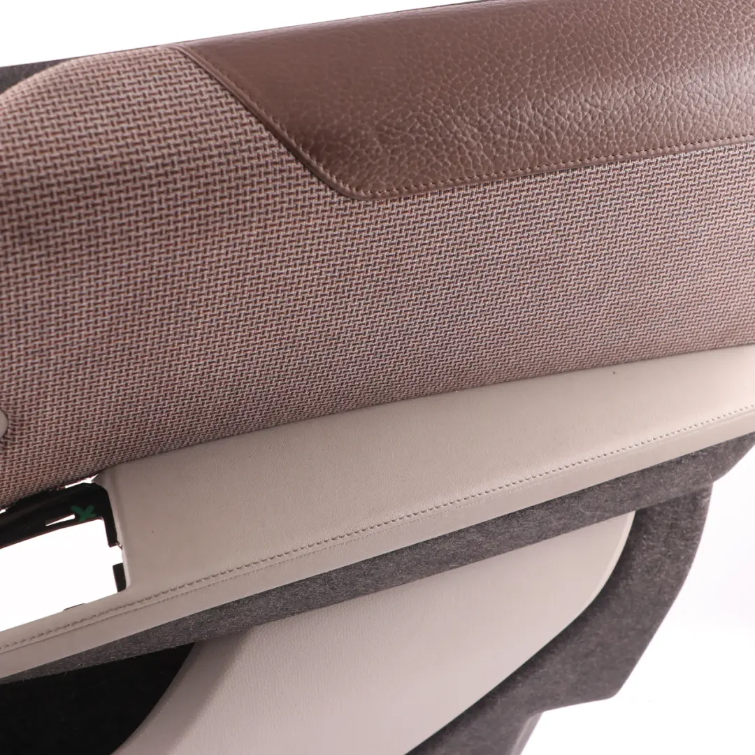 BMW i3 I01 Door Card Panel Front Right O/S Trim Cover Lining Solaric Brown