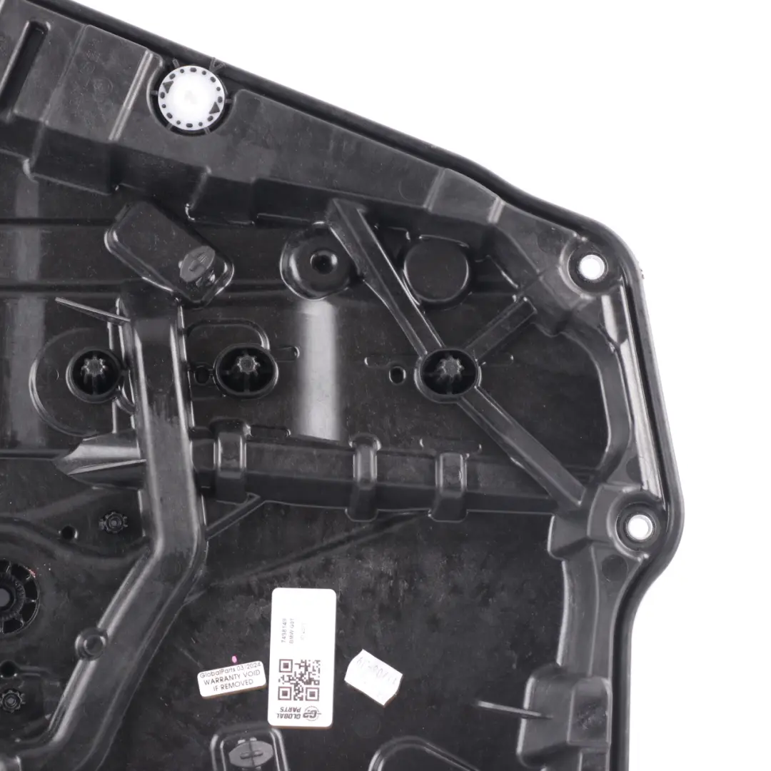 BMW G01 Window Lifter Mount Rear Right O/S Cover Plate Bracket Panel 7487602