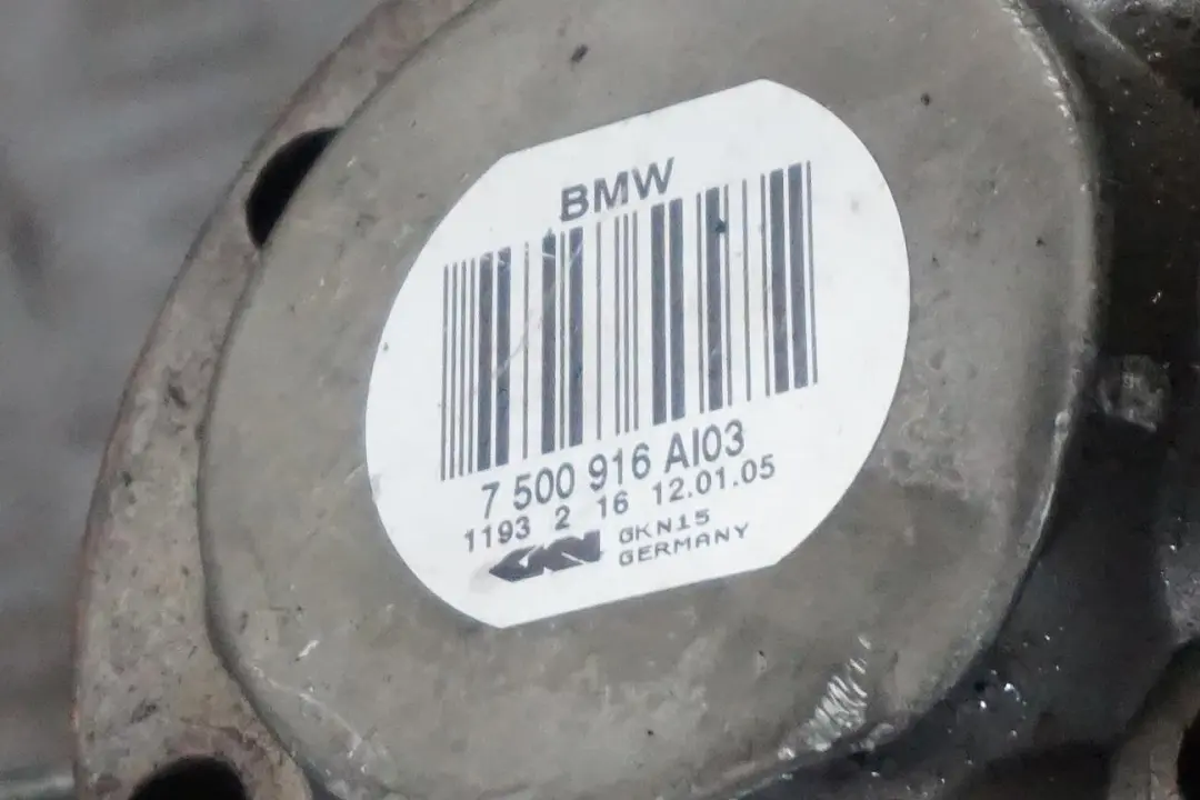 *BMW X5 E53 3.0d M57N 218PS Hinterachse Radträger Bremsscheibe Hinten Rechts