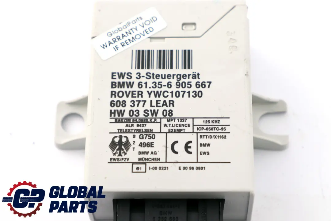 BMW X5 Series E53 4.4i M62 286HP ECU Kit DME + EWS3 + 2 Keys 7506366 Automatic