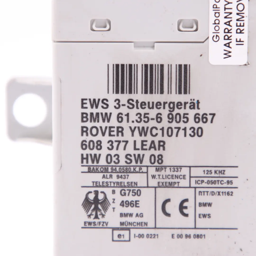 BMW E53 4.4i M62 286HP Sterownik Silnika ECU Zestaw DME 7508698 EWS3 Klucz