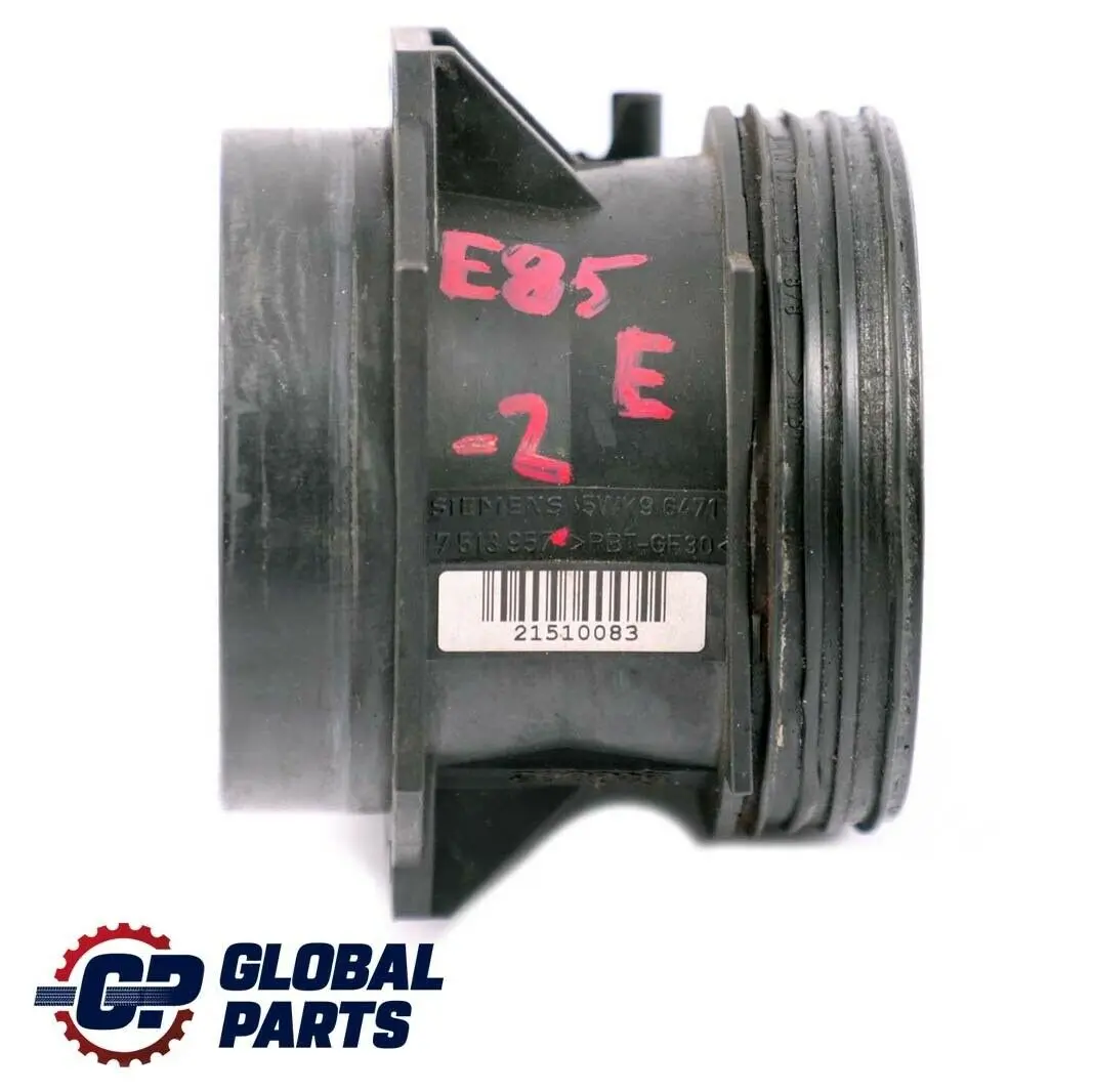 BMW E46 Z4 E83 E85 Gasolina M54 Medidor De flujo De aire 7513957