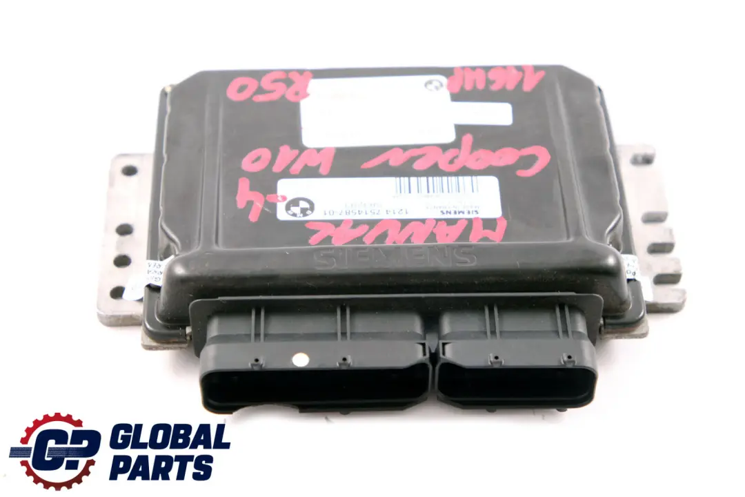 MINI Cooper R50 W10 116PS Steuergerät DME 7514587 EWS + Schlüssel Schaltgetrie