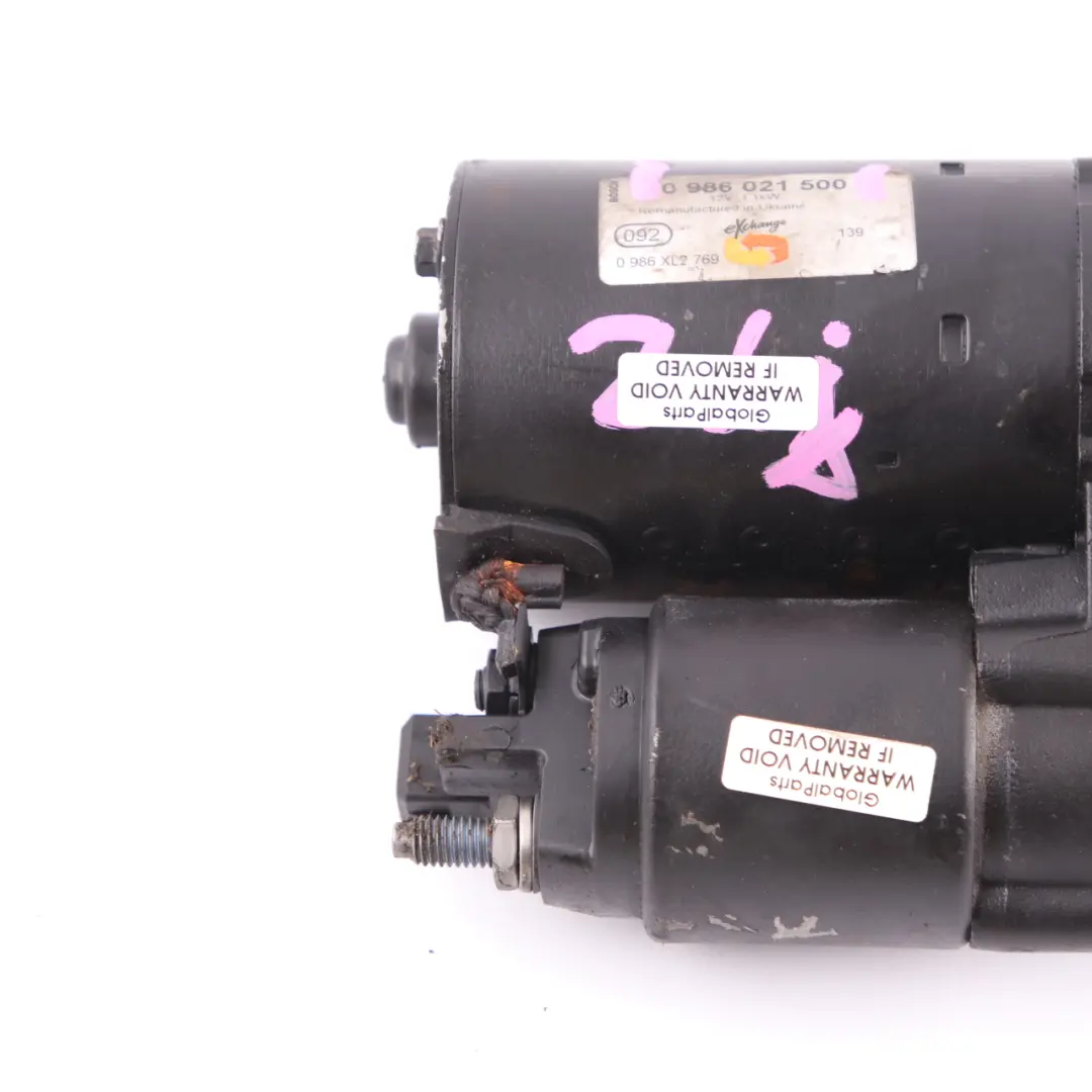 Starter Motor BMW E60 E81 E87 E90 F20 Bosch 0986021500