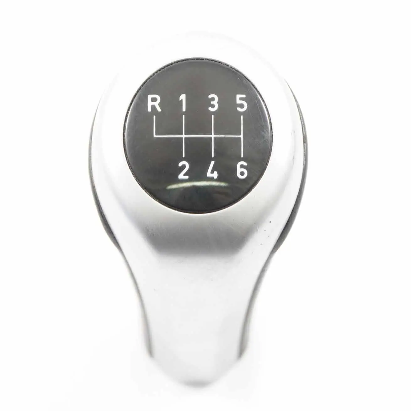 BMW E87 E90 Gear Stick Shift Knob Plastic Silver 6-Speed 7529088