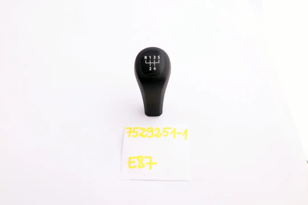 BMW 1 Series E87 Gear Stick Shift Knob Plastic 5-Speed Black 7529251