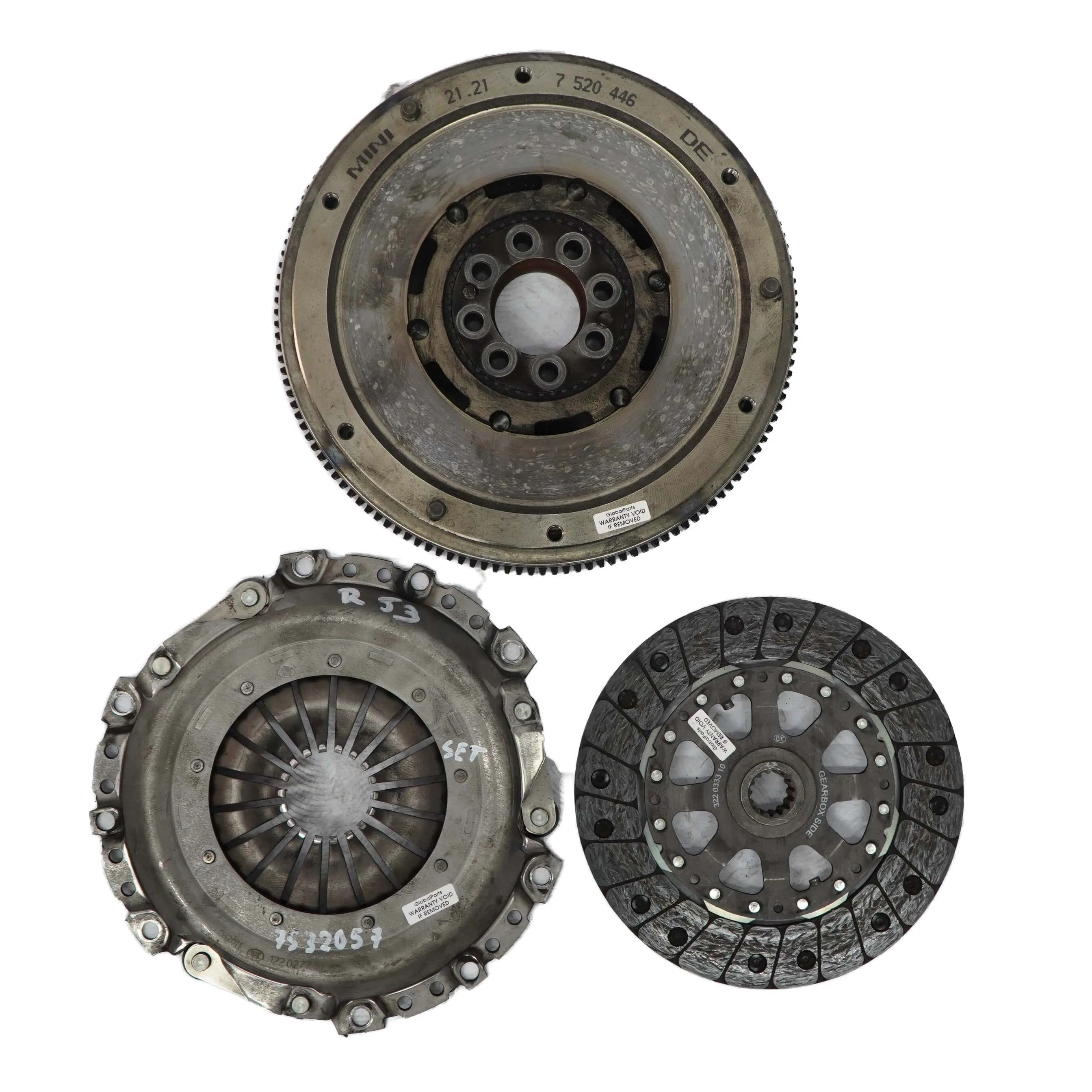 BMW Mini Cooper S R53 Petrol W11 170HP Dual Twin Mass Flywheel Clutch Kit