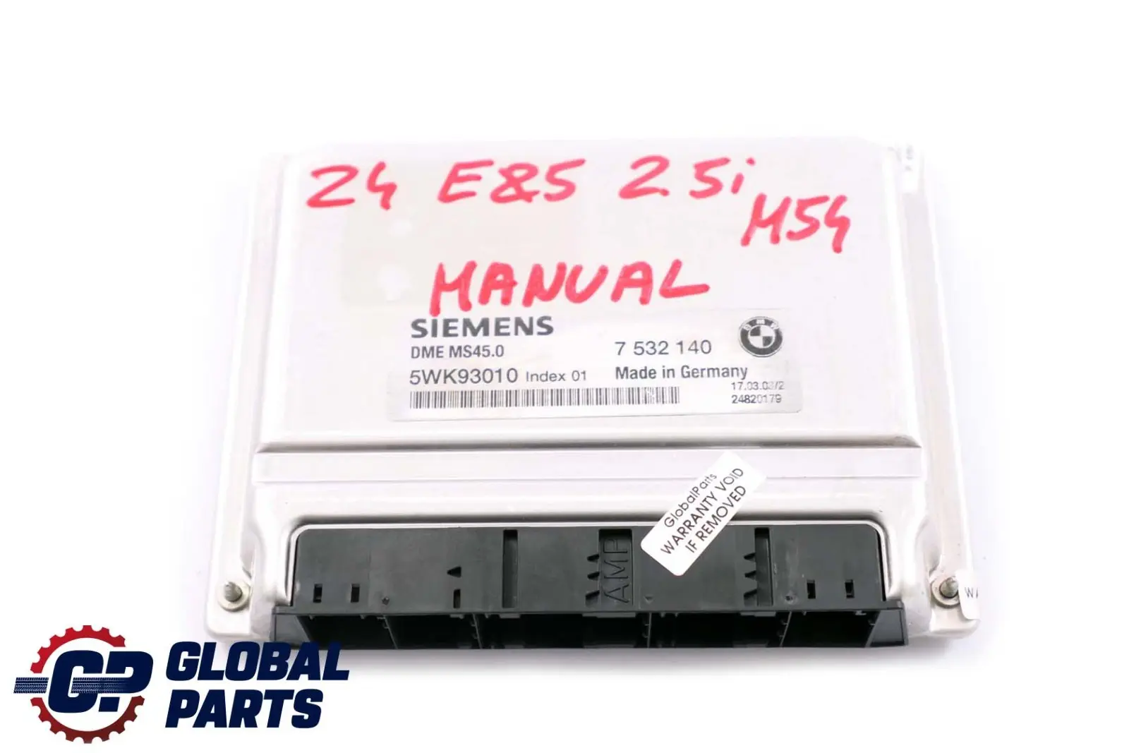 BMW X3 E83 Z4 E85 2.2i 2.5i 3.0i Engine M54 ECU DME Control Unit 7532140 Manual