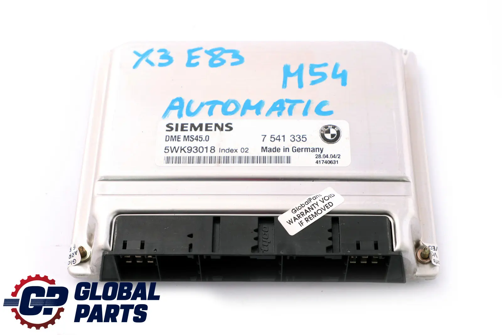 BMW E60 E61 E83 Petrol M54 Engine ECU Control Unit DME 7541335