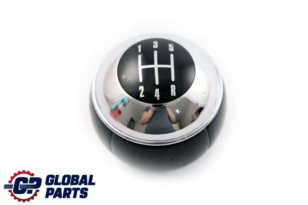 Mini Cooper R50 R52 Gear Shift Knob Gaiter Cover Leather Chrome