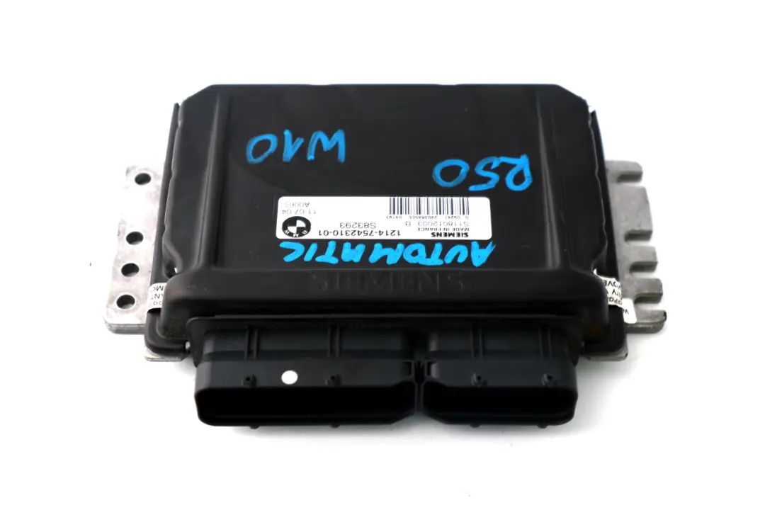 BMW Mini Cooper One R50 DME Unité de contrôle du moteur ECU Automatique 7542310