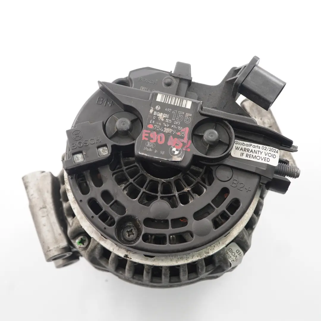 BMW E87 E90 E91 E60 E61 E63 N52 Alternador Generador 155A 7542529