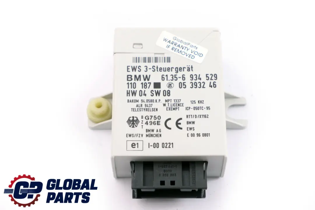 BMW X3 er E83 2.5i M54 192PS ECU Steuergerät 7543157 DME EWS3 + Schlüssel