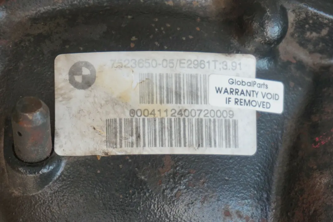 BMW X3 E83 Diferencial delantero Ratio 3,91 Conduccion 7549000 7523650 GARANTIA