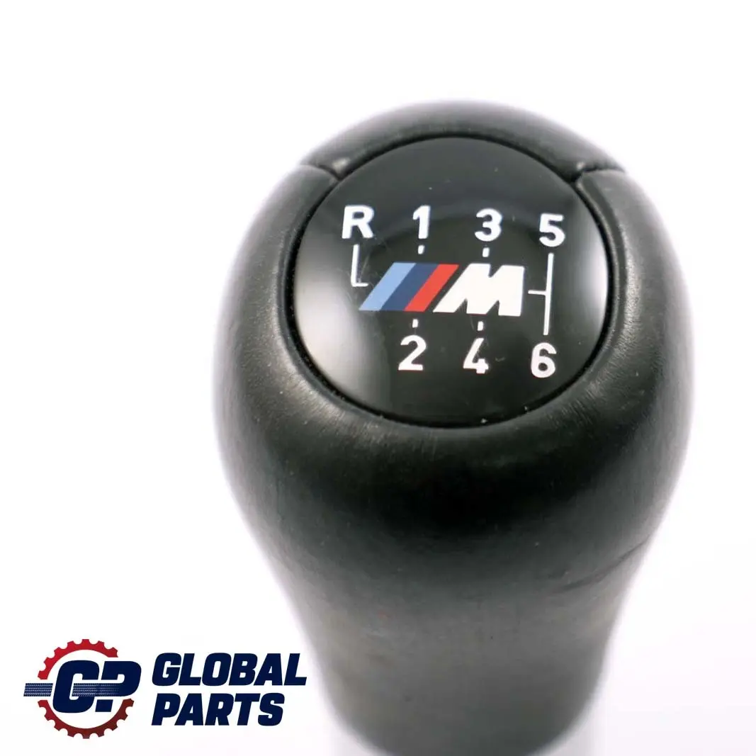 BMW 5 6 Z4 Series E60 E63 E85 M Sport Shift Gear Knob 6-speed Leather Ruthenium