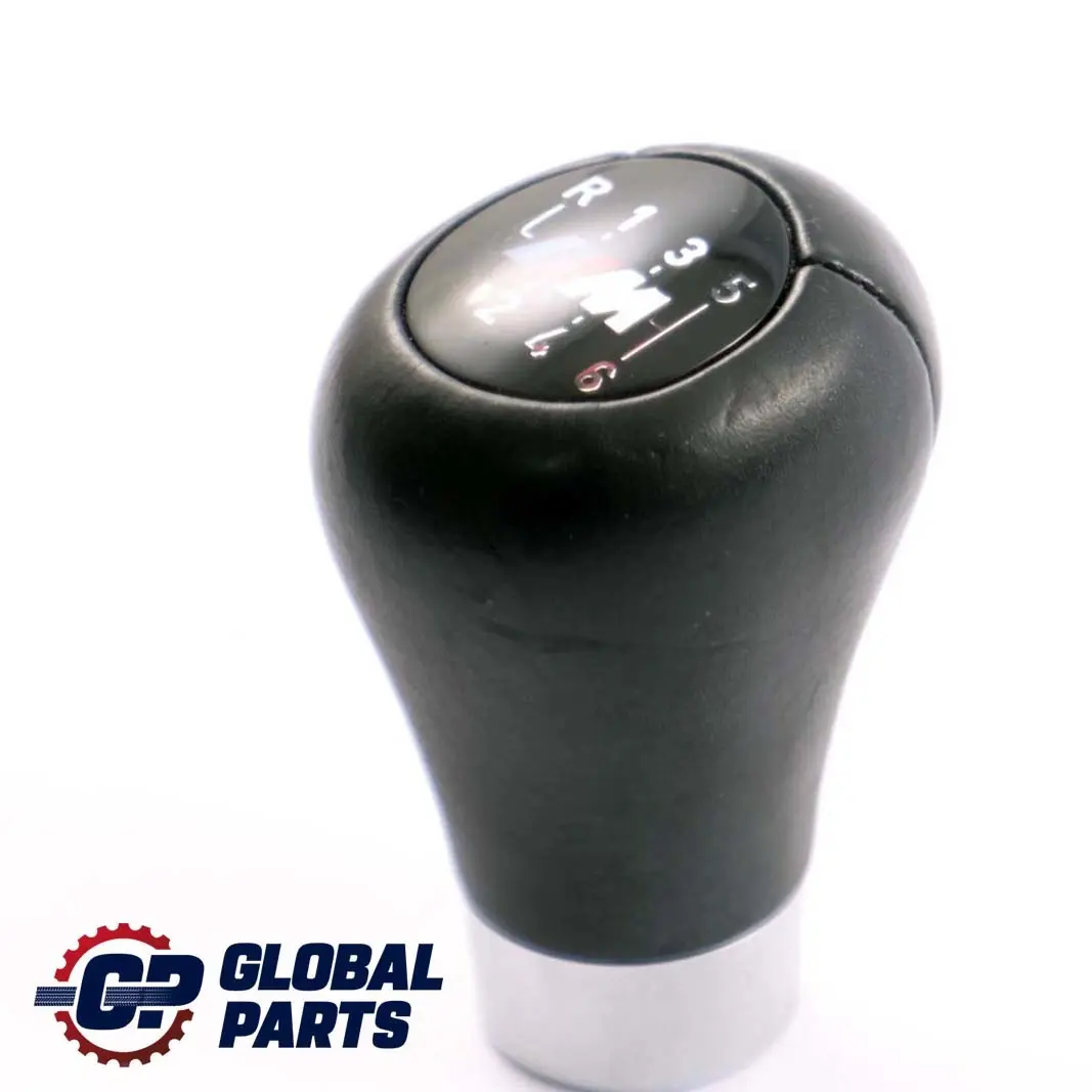 BMW 5 6 Z4 Series E60 E63 E85 M Sport Shift Gear Knob 6-speed Leather Ruthenium