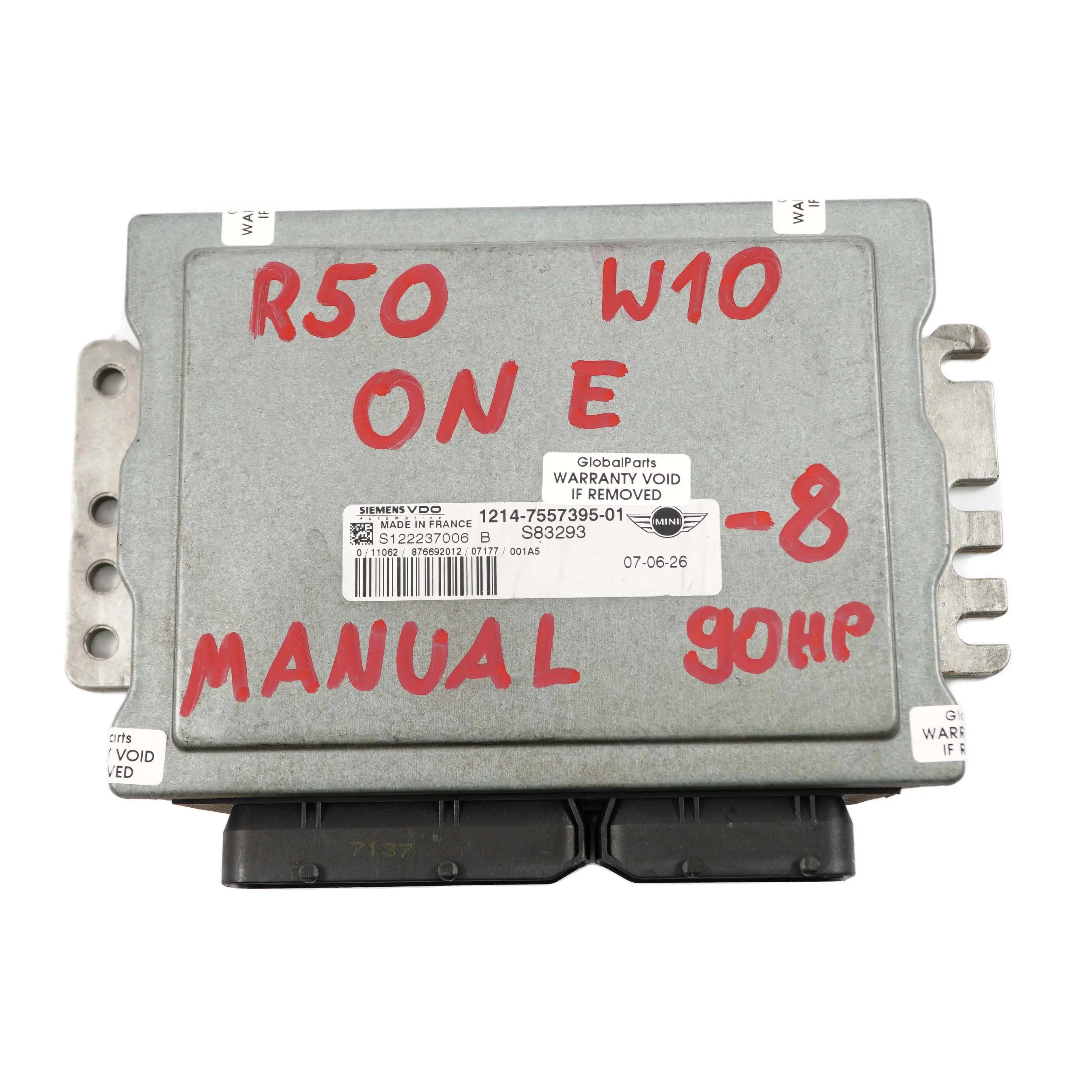 Mini One R50 R52 W10 Sterownik Silnika DME 7557395