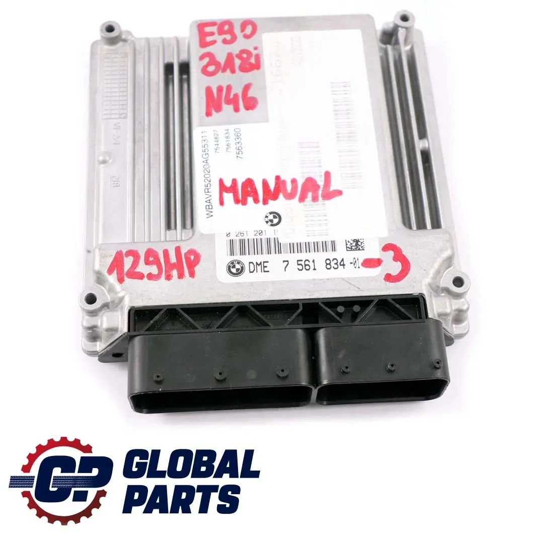 BMW E87 E90 N46 118i 318i 129HP ECU KIT DME CAS2 Clave 7561834 Manual