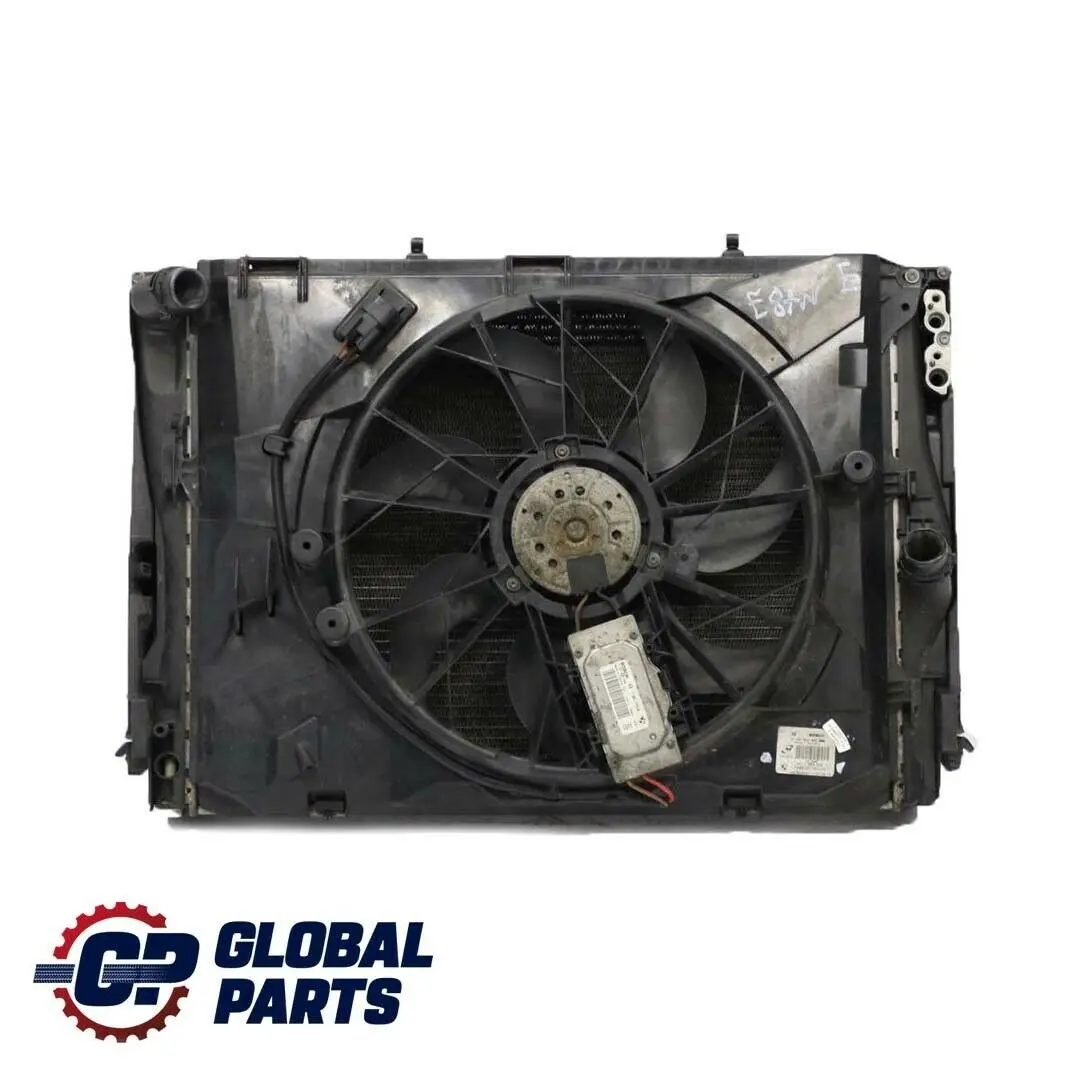 BMW 1 3 Series e81 e87 e90 e91 e92 Complete Set Radiator Fan Housing With Fan 2