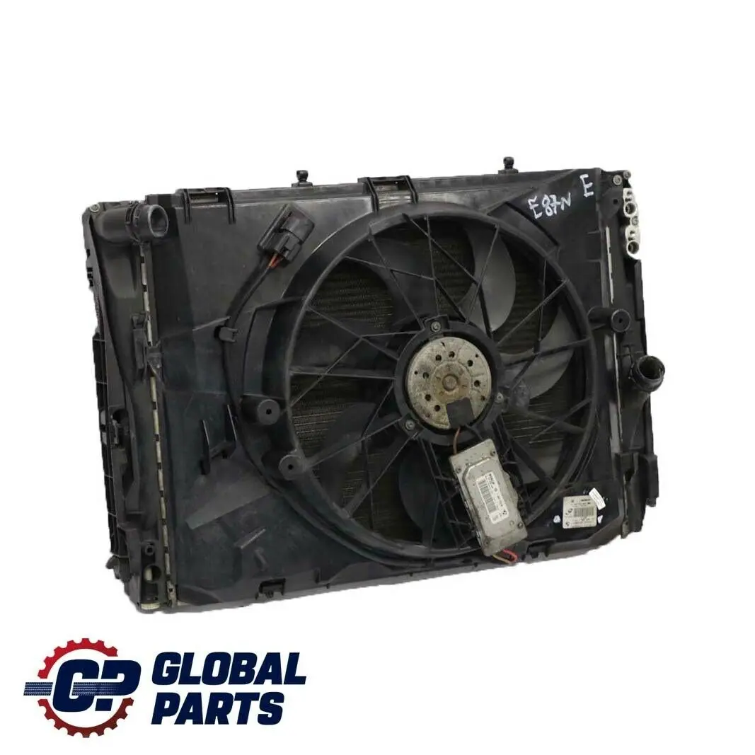 BMW E81 E87 E90 92 Juego Completo Carcasa Ventilador Radiador Con Ventilador 2