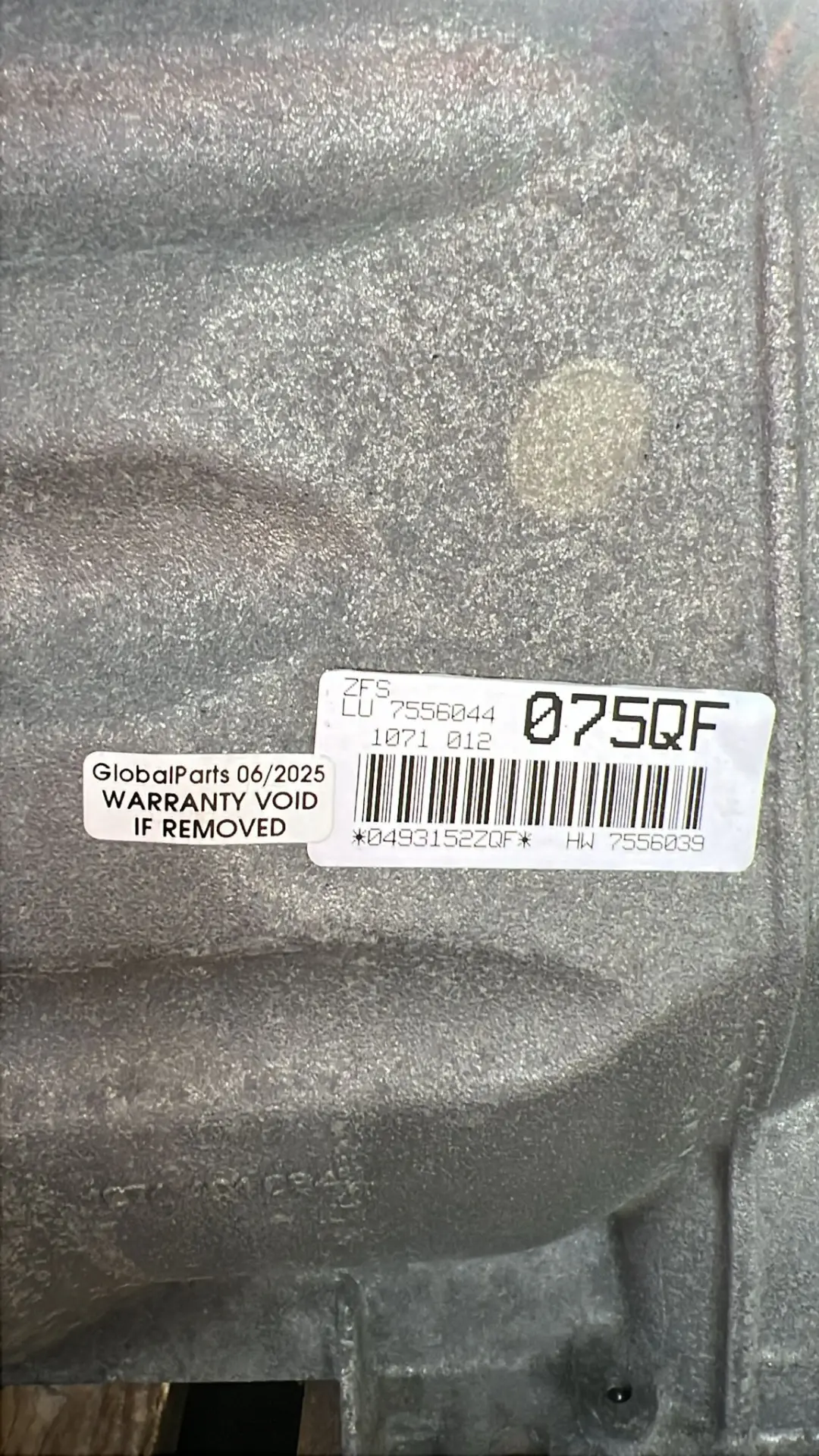 N52 Automatic Gearbox Auto 6 Speed WARRANTY BMW E60 E61 E90 E91 325i 525i Petrol - SKU 7563294 - Part number 7563294
