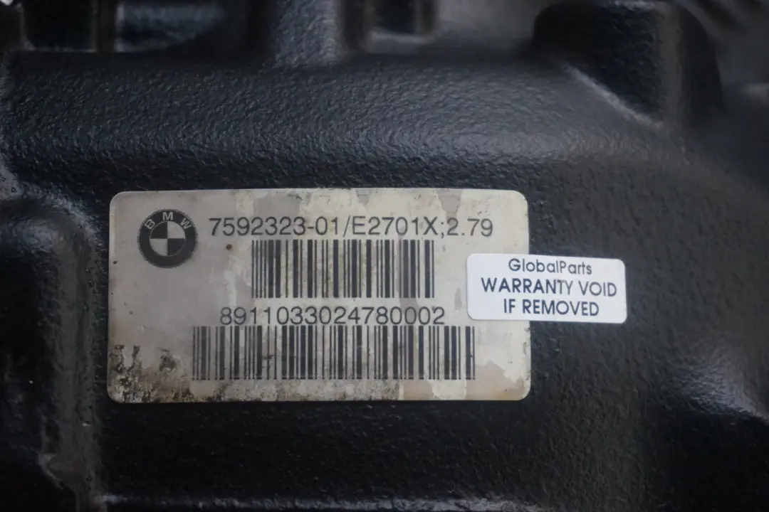 BMW E90 E91 E92 325d M57N2 Diferencial trasero 2,79 Ratio GARANTIA