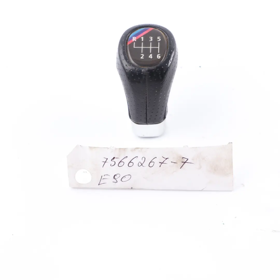 Gear Knob BMW E87 E90 E60 LCI M Sport Leather Shift 6 Speed Selector Trim Cover