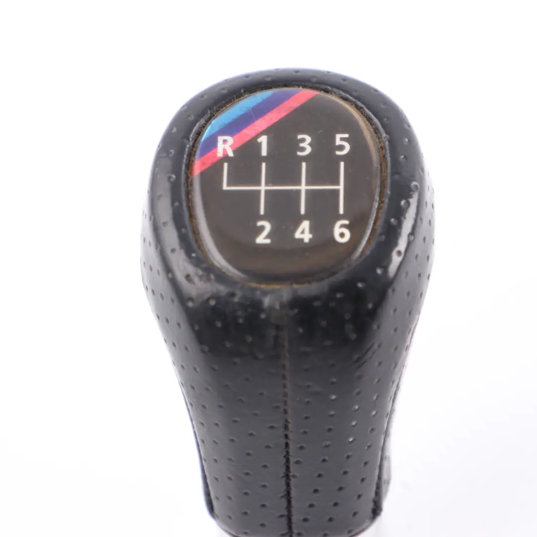 Gear Knob BMW E87 E90 E60 LCI M Sport Leather Shift 6 Speed Selector Trim Cover