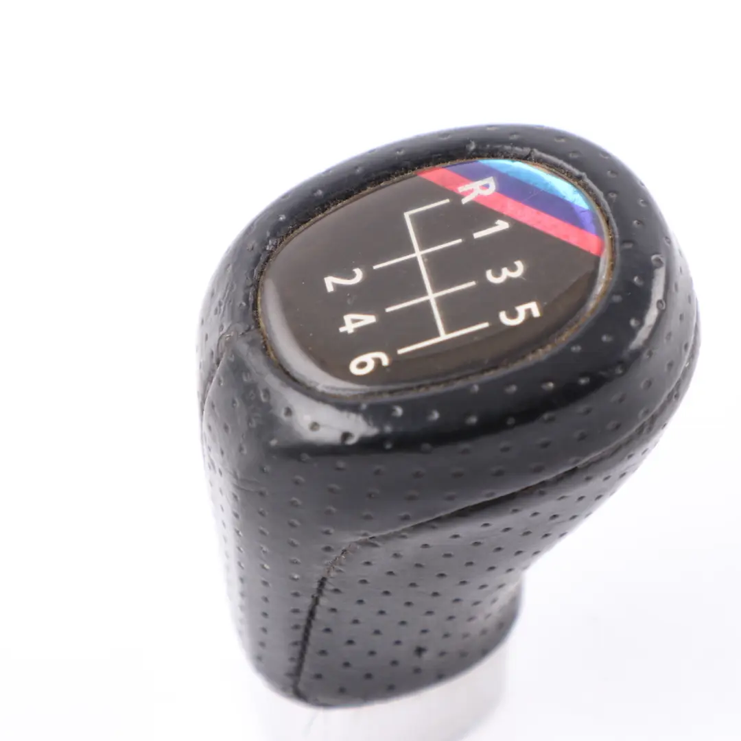 Gear Knob BMW E87 E90 E60 LCI M Sport Leather Shift 6 Speed Selector Trim Cover