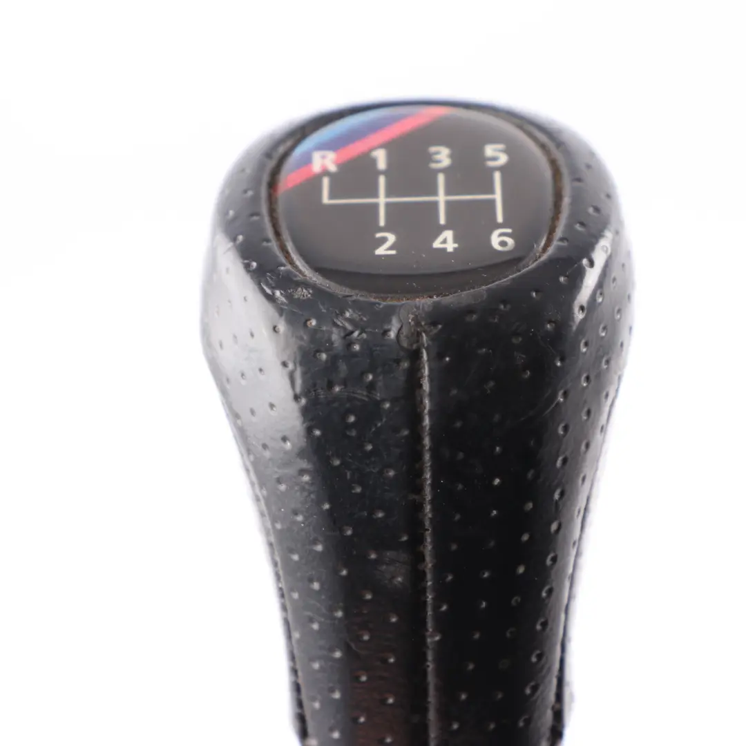 Gear Knob BMW E87 E90 E60 LCI M Sport Leather Shift 6 Speed Selector Trim Cover