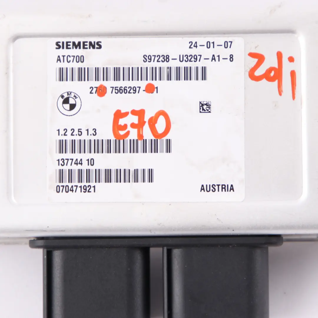 BMW X5 X6 E70 E71 Moduł Skrzynki Bezpiecznej ECU ATC700 7566297