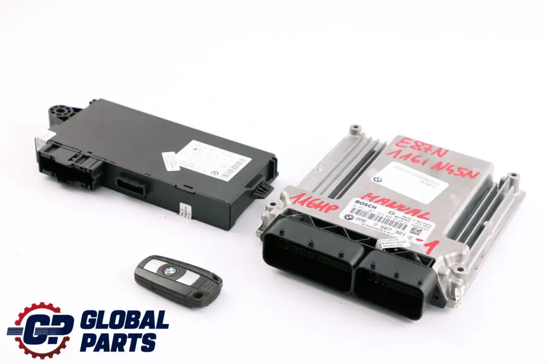 BMW Serie 1 3 E81 E87 LCI E90 116i 316i N45N Kit ECU DME 7567321 Llave CAS3