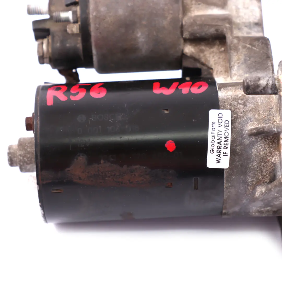 Mini Cooper One R50 R52 R53 W10 1.6 Gasolina Motor De arranque 7570488