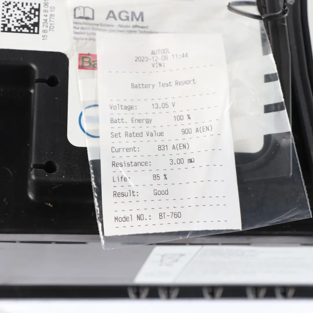 BMW Banner AGM 12V Accumulator Battery 90Ah 900A 7575327