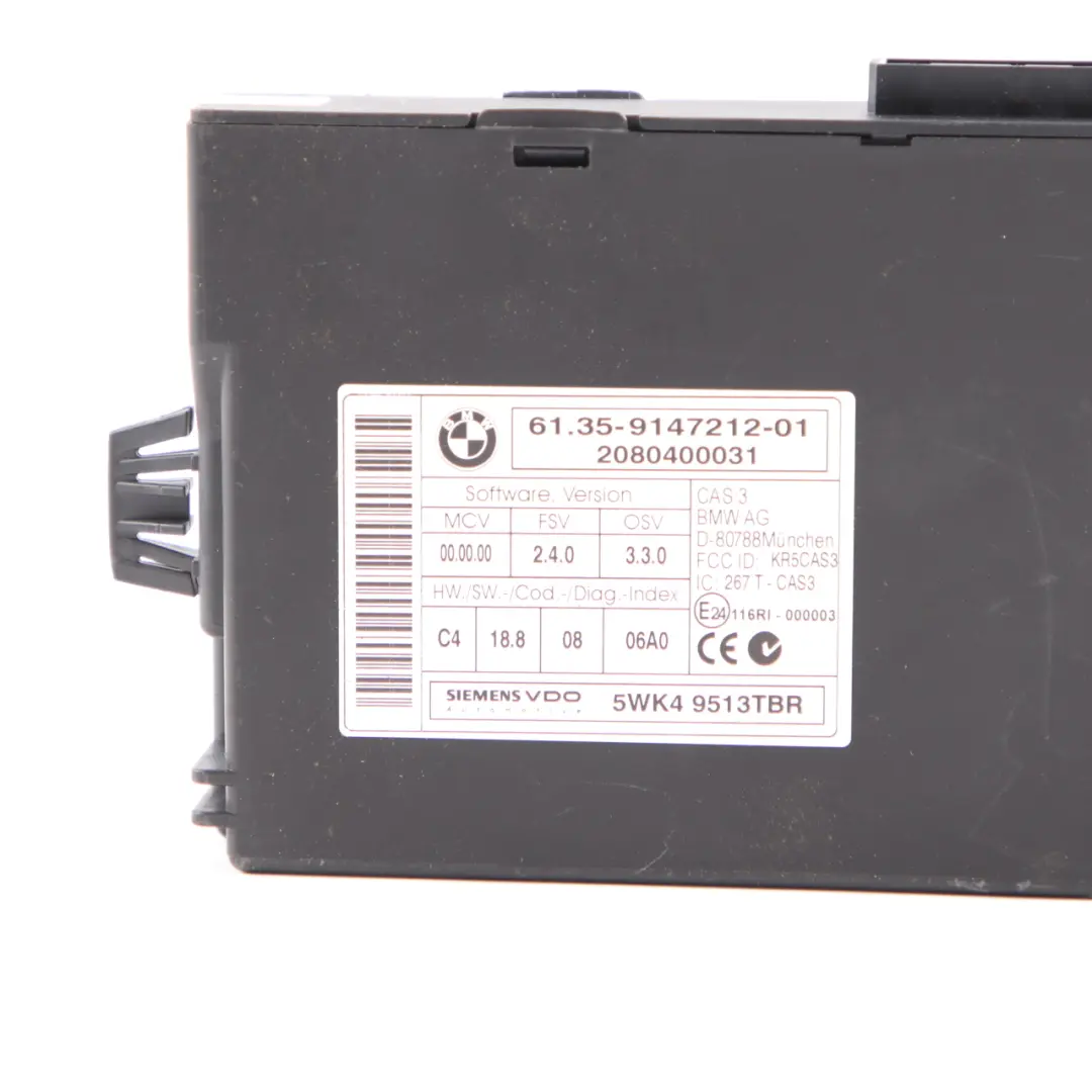 BMW E87 LCI E90 120i 320i  N43 170KM Sterownik ECU Kit DME CAS3 Klucz 