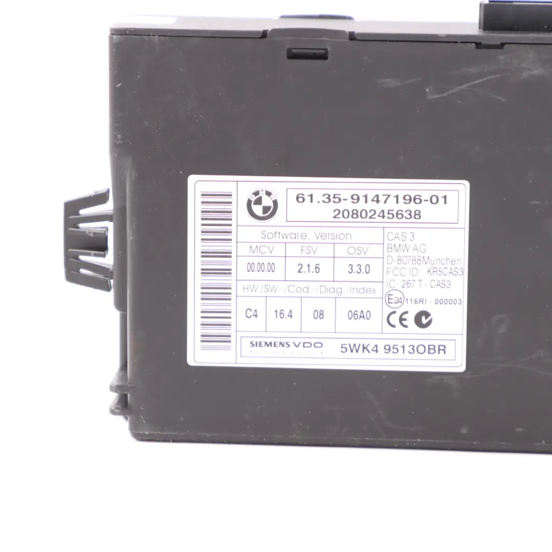 BMW E87 LCI E90 E91 120i 320i N43 170HP ECU Kit DME 7583225 CAS3 Clave Manual