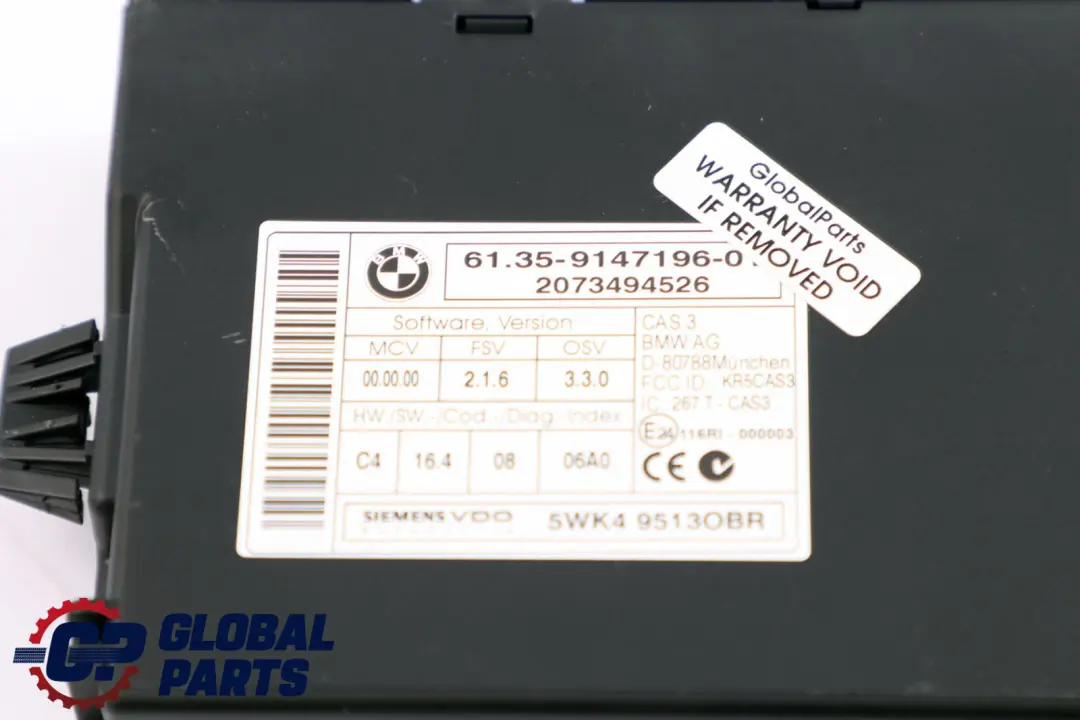 BMW E82 E90 E91 E92 135i 335i N54 306HP ECU Kit DME CAS3 + Key 7583332 Manual